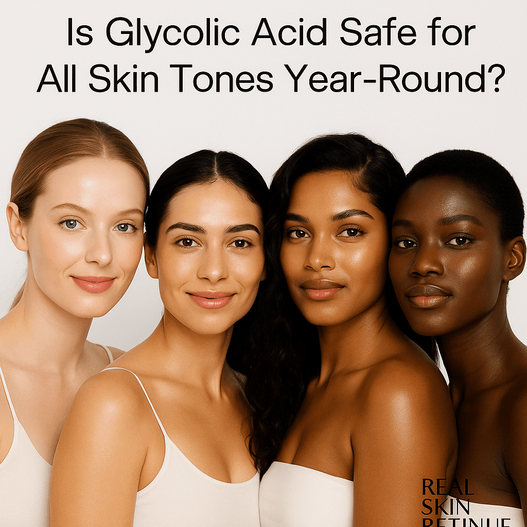 Glycolic acid safety analysis for different skin tones and year-round use