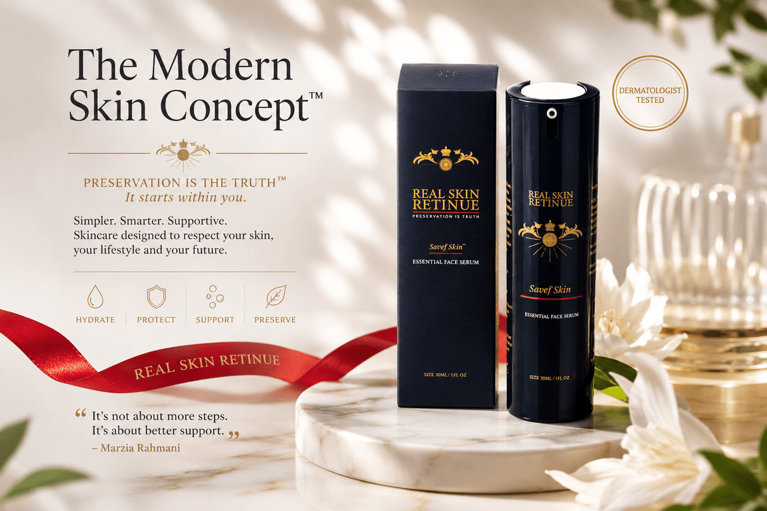 Savef Skin Essential Face Serum bottle — barrier-first skincare by Real Skin Retinue