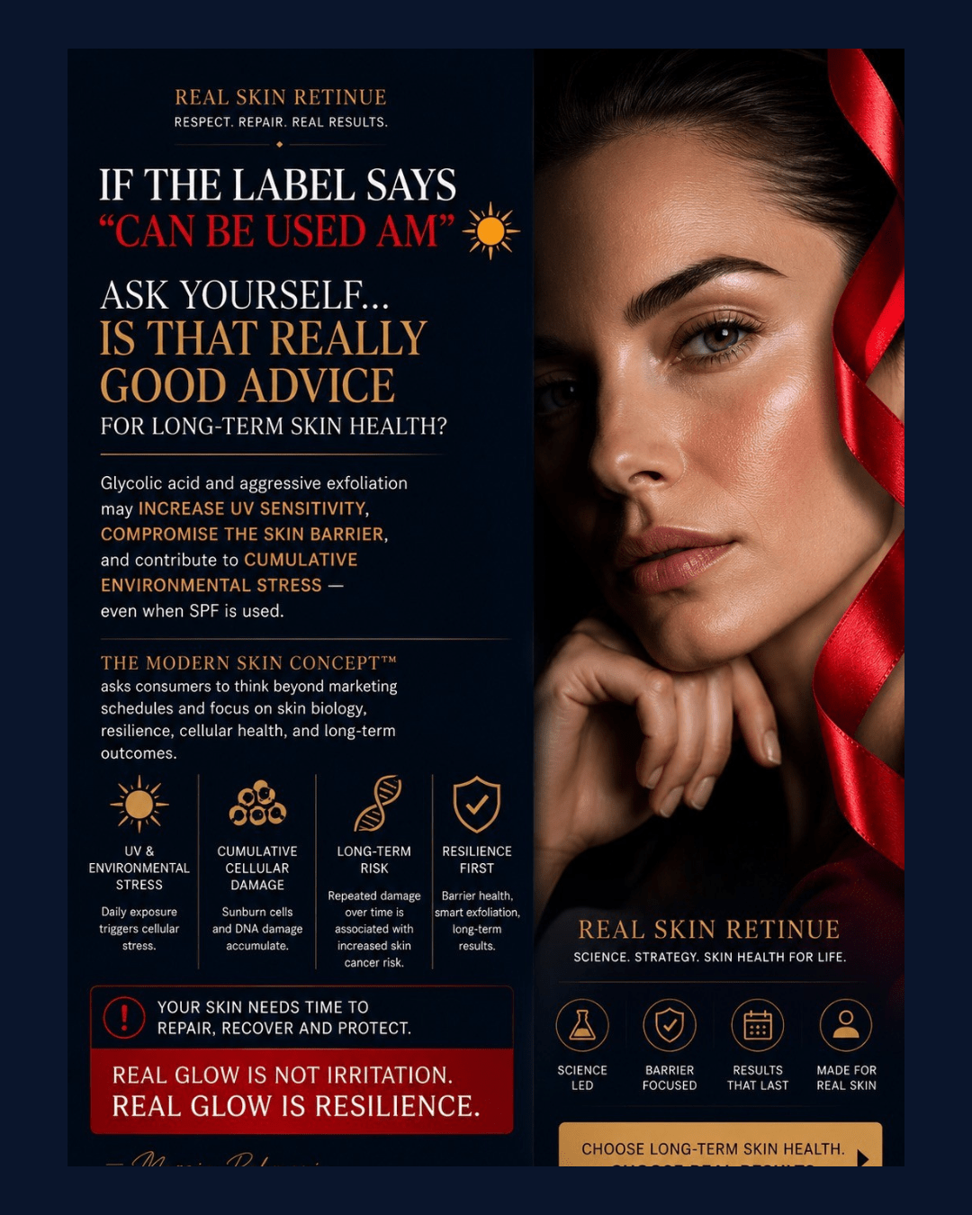 Glycolic Acid label flaws 