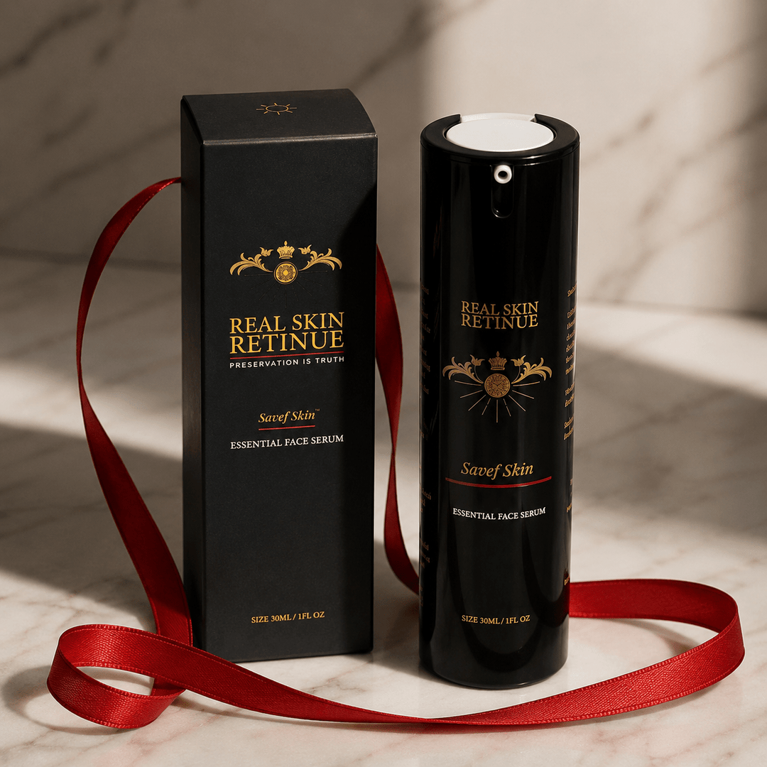 The Modern Skin Concept™ — Savef Skin™ Essential Face Serum by Real Skin Retinue. Barrier-first, photo-conscious skincare for past, present and future skin.